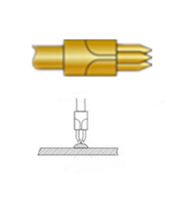 三尖頭探針、探針用法圖、探針原理圖、測試探針圖片