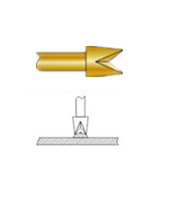四爪頭探針、探針用法圖、探針原理圖、測試探針圖片