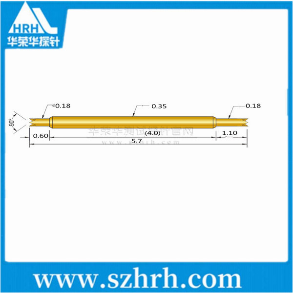 035-UU-5.7L，華榮華雙頭測(cè)試探針廠家