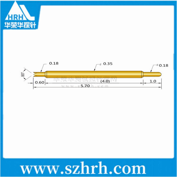 035-UJ-5.7L，華榮華雙頭測(cè)試探針廠家